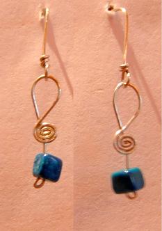 boucles d`oreilles 2 euros ref:111